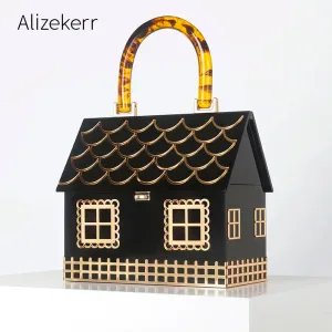 Alizekerr Acrylic Box Evening Clutch