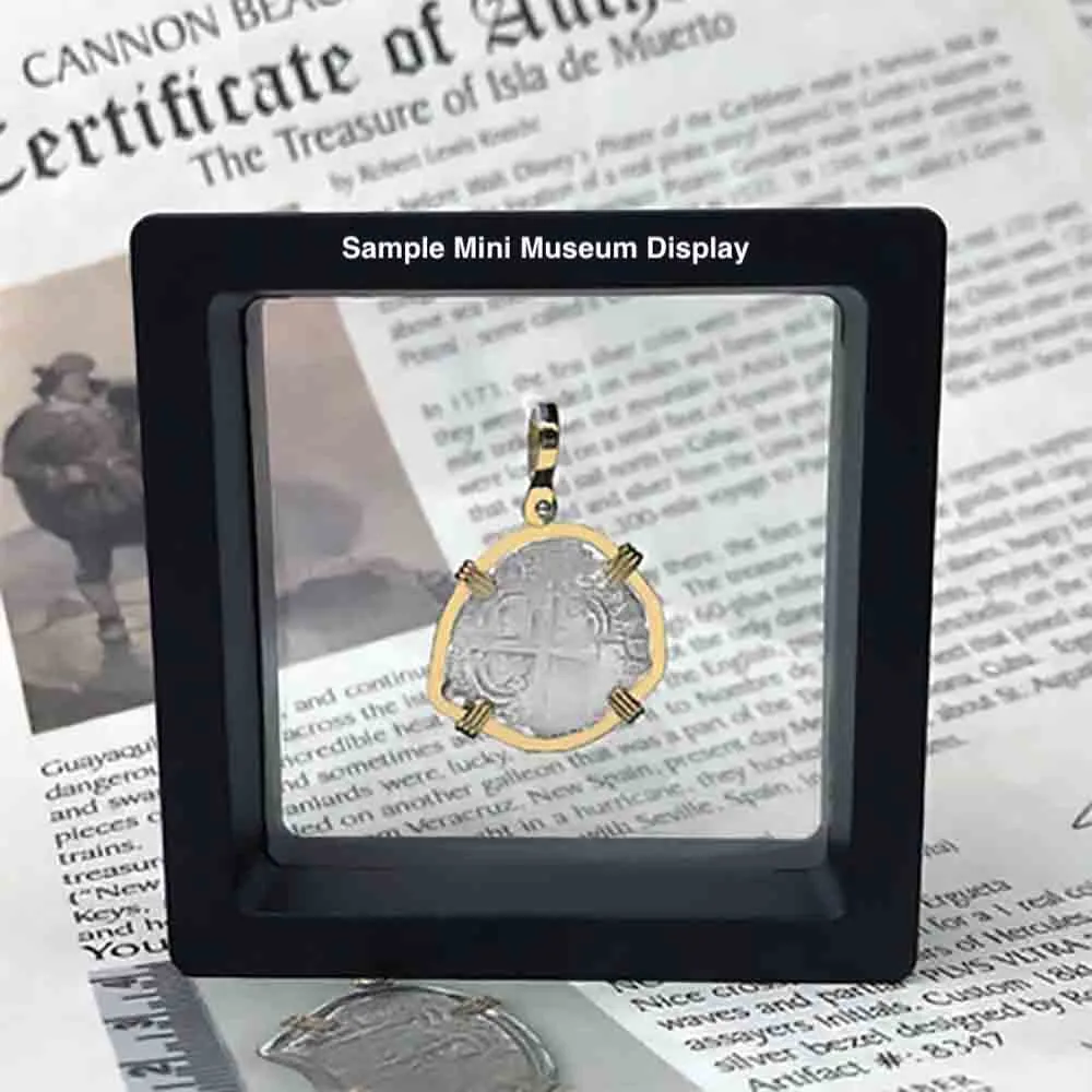 Ancient Greek Pegasus and Athena Silver Stater circa 350 – 240 BC 14K White Gold Pendant | Artifact #9700