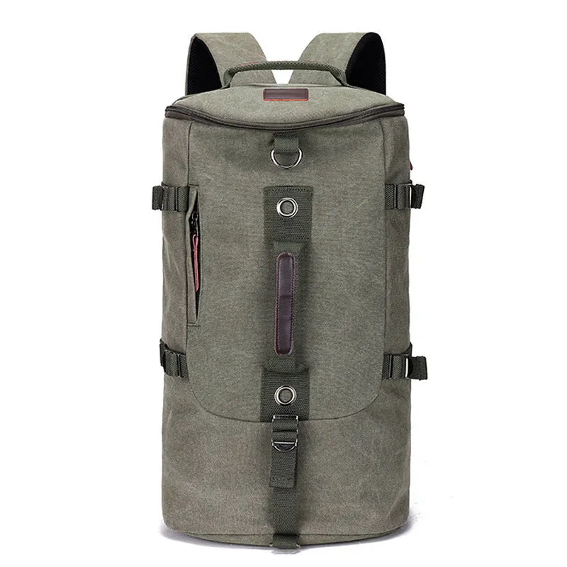 Backpack Men's Outdoor Travel Sports Backpack Trend Canvas Student Schoolbag