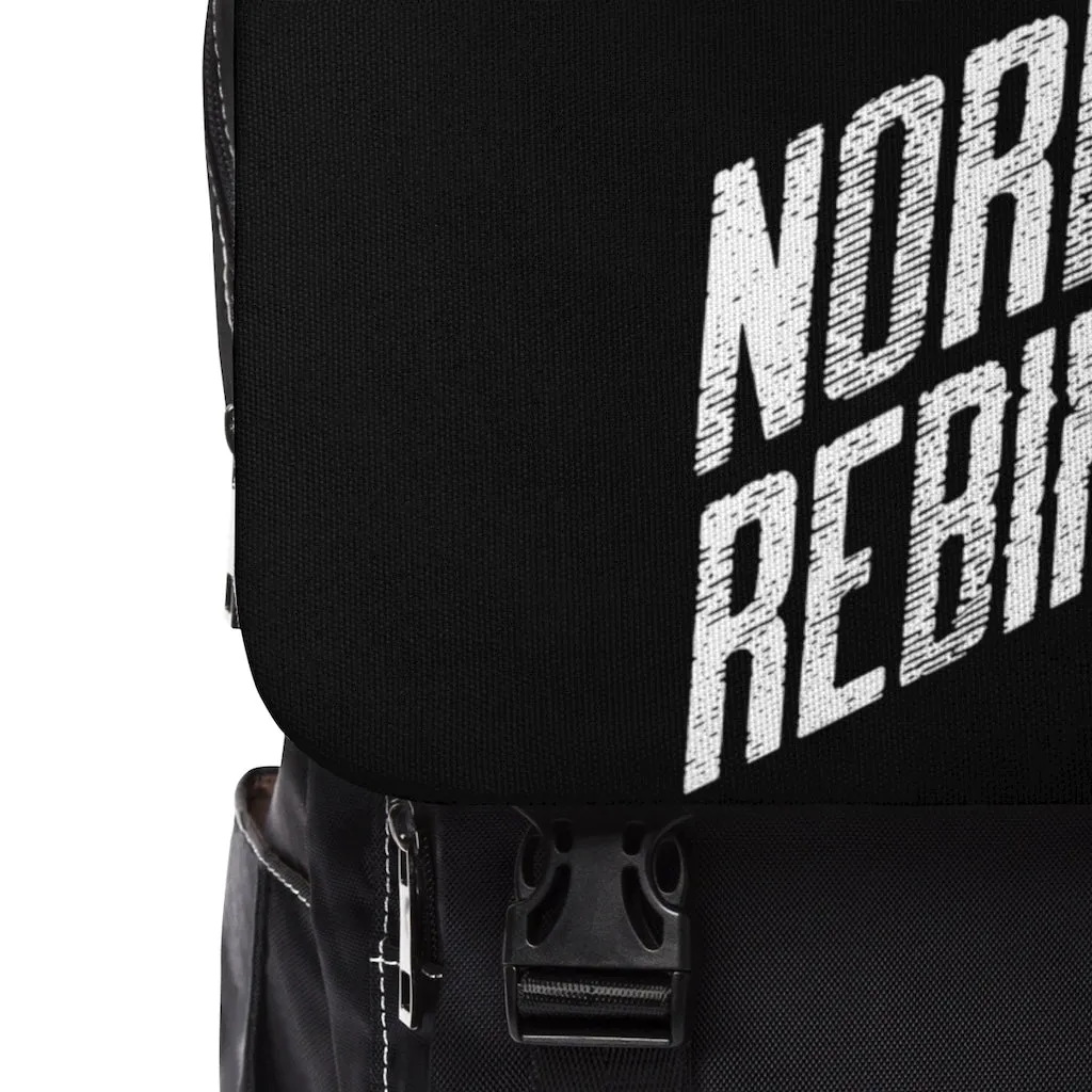 Black & White Nordic Rebirth Casual Shoulder Backpack