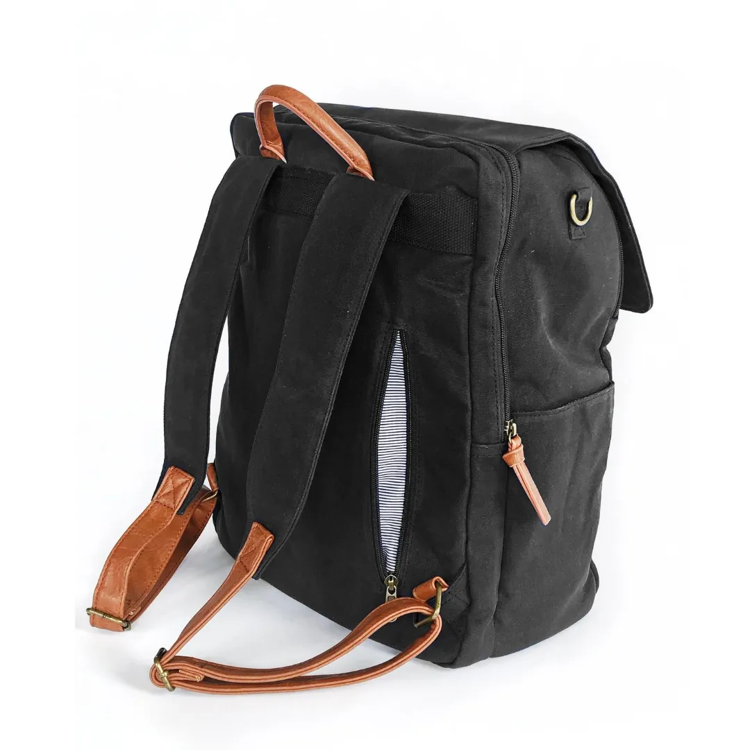 Black Canvas Backpack: The Ultimate Blend of Style and Utility