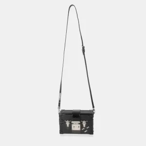 Black Epi Petite Malle Bag