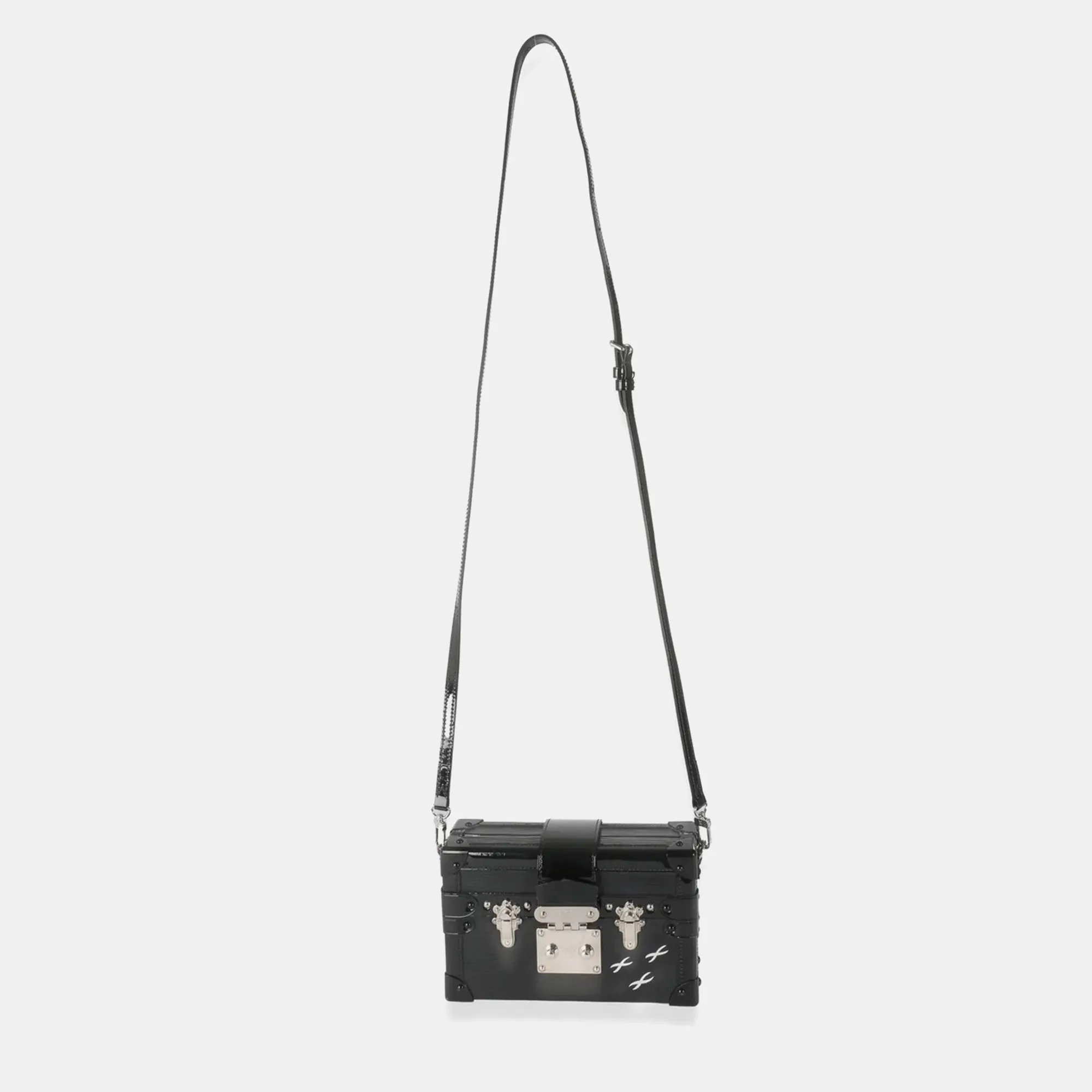 Black Epi Petite Malle Bag