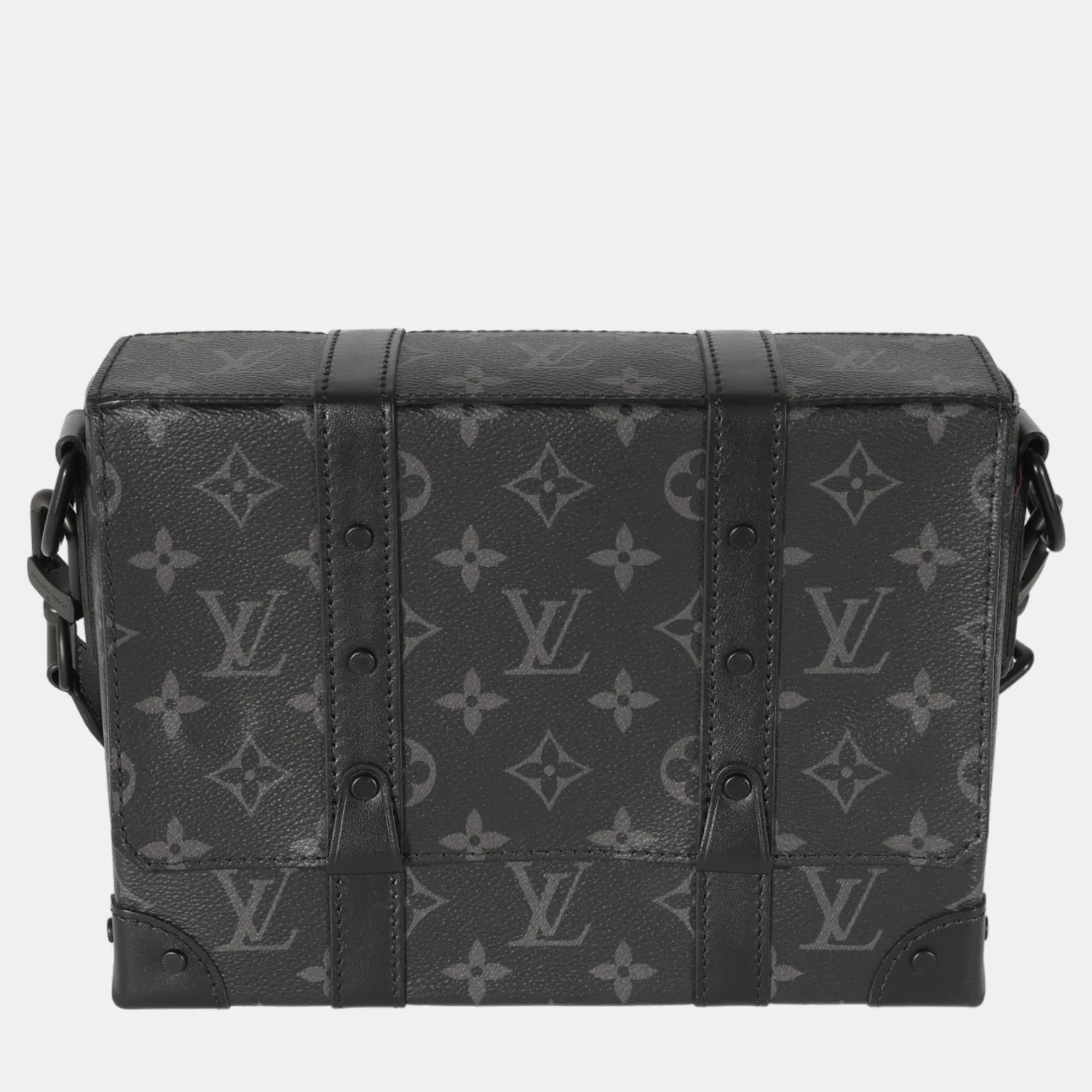 Black Monogram Eclipse Trunk Messenger Shoulder Bag