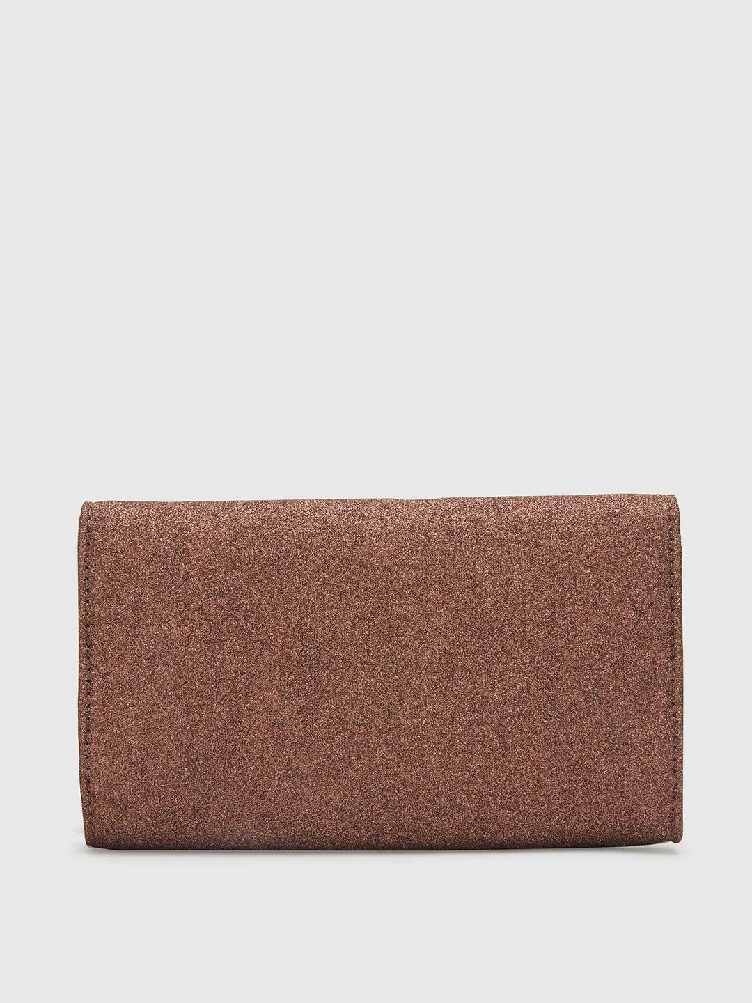 Caprese Junie Flapover Clutch Medium Copper