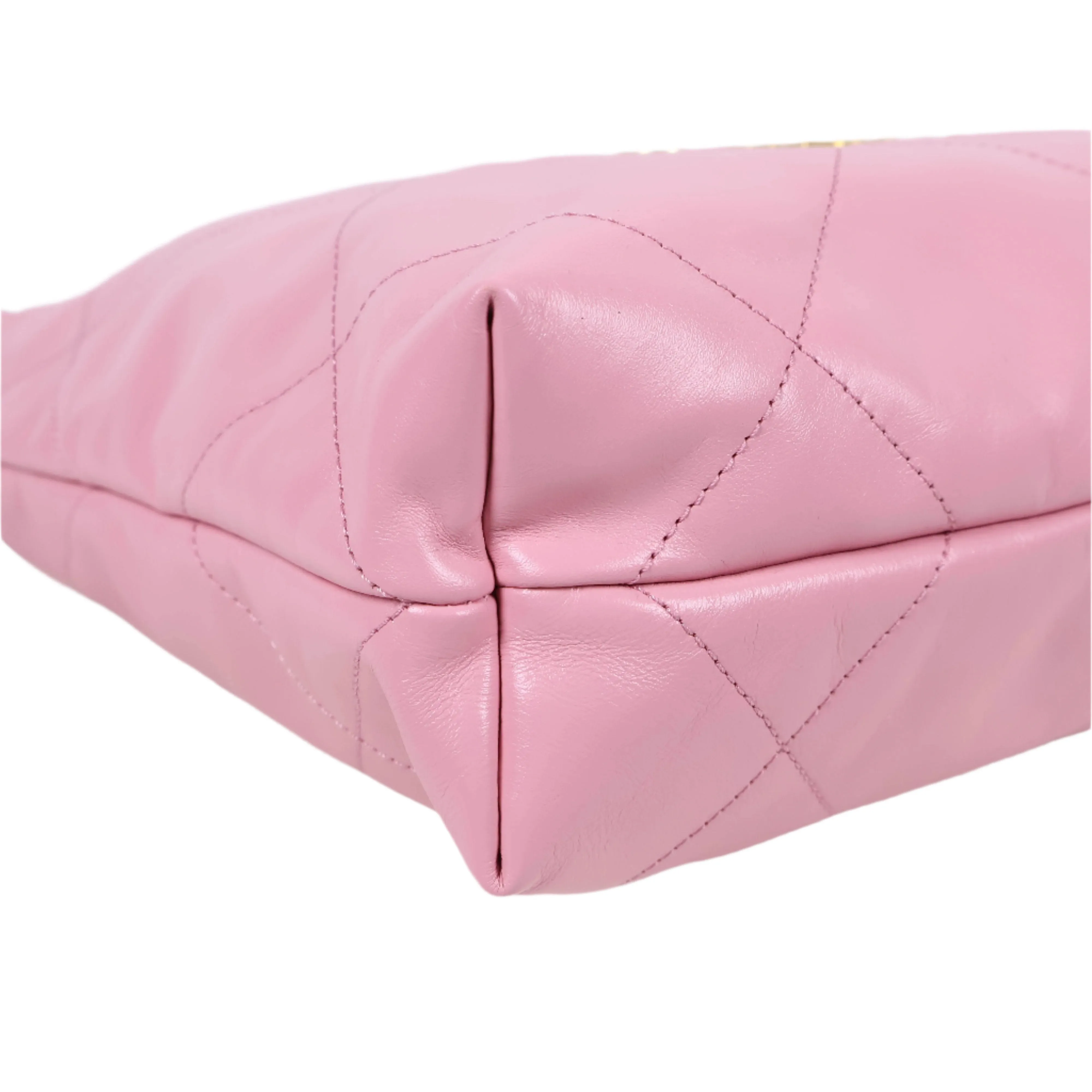 Chanel 22 Hobo Small Pink GHW