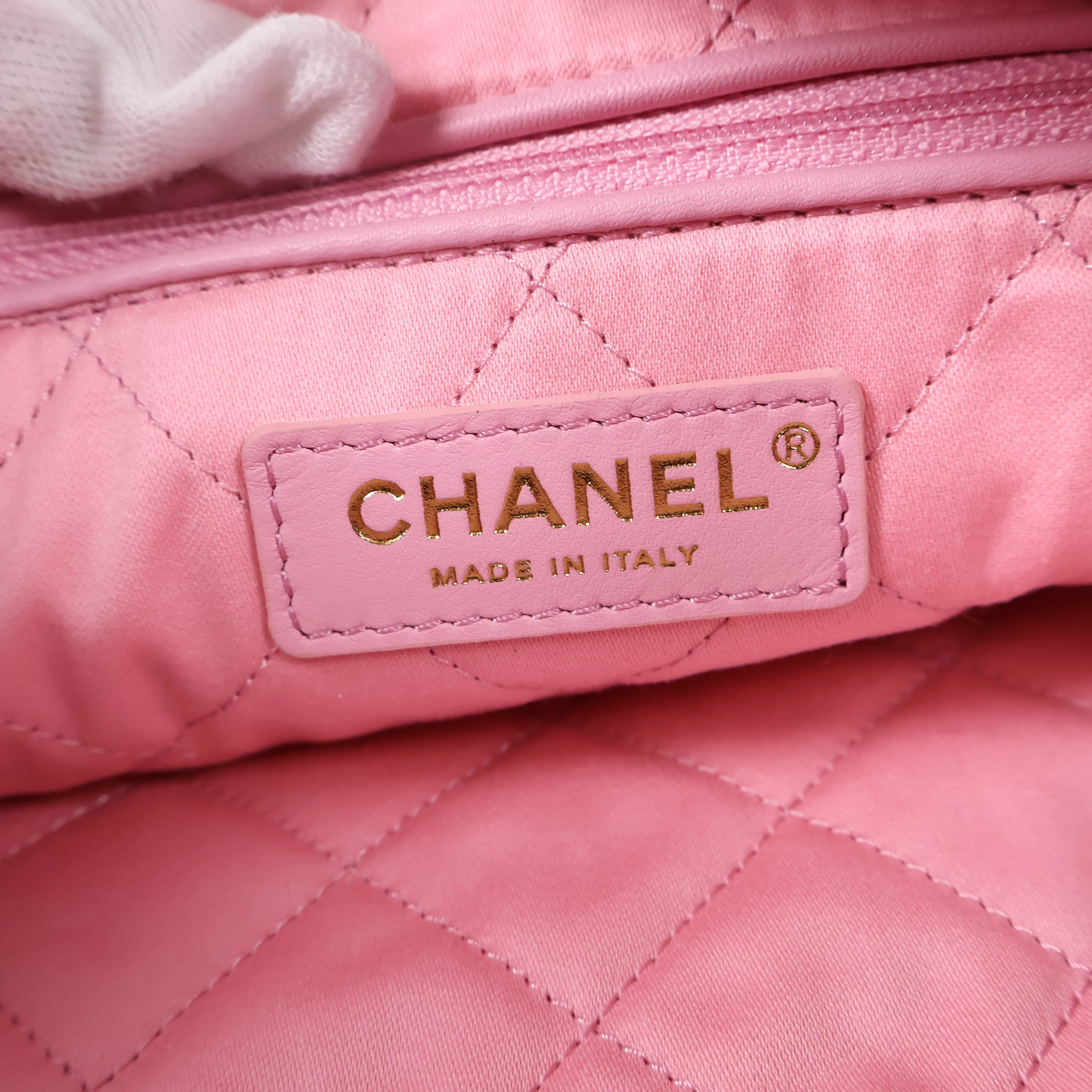 Chanel 22 Hobo Small Pink GHW