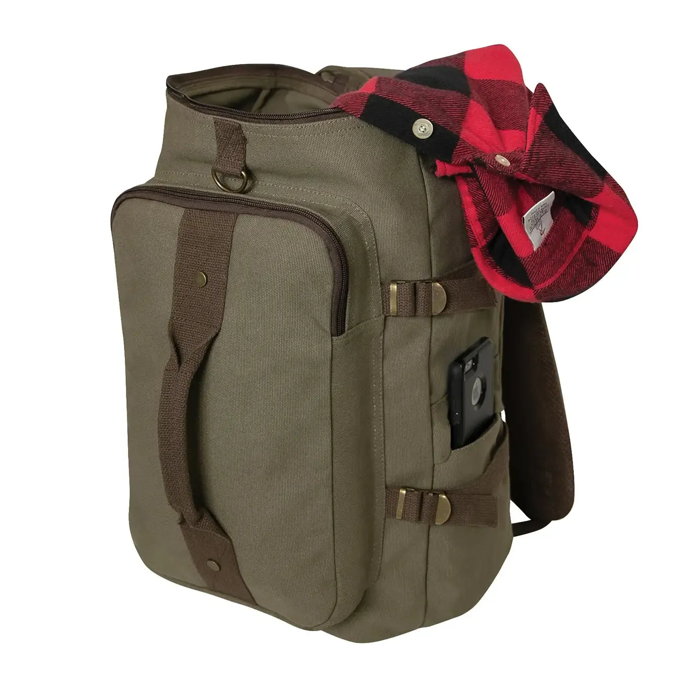 Convertible Canvas Duffle / Backpack - 19"