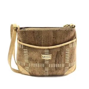 Cork Crossbody Bag Slim Vegan Crossbody Purse Tasina