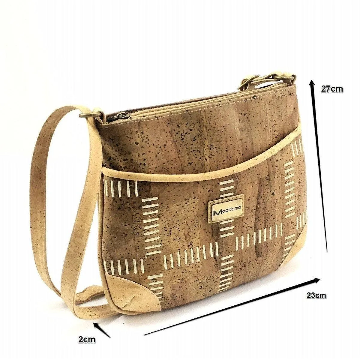Cork Crossbody Bag Slim Vegan Crossbody Purse Tasina