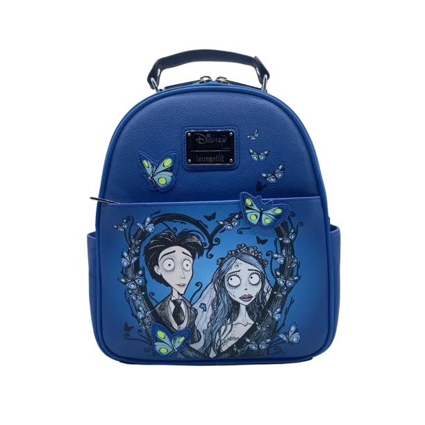 Corpse Bride Mini Backpack Emily and Victor Heart GITD Loungefly