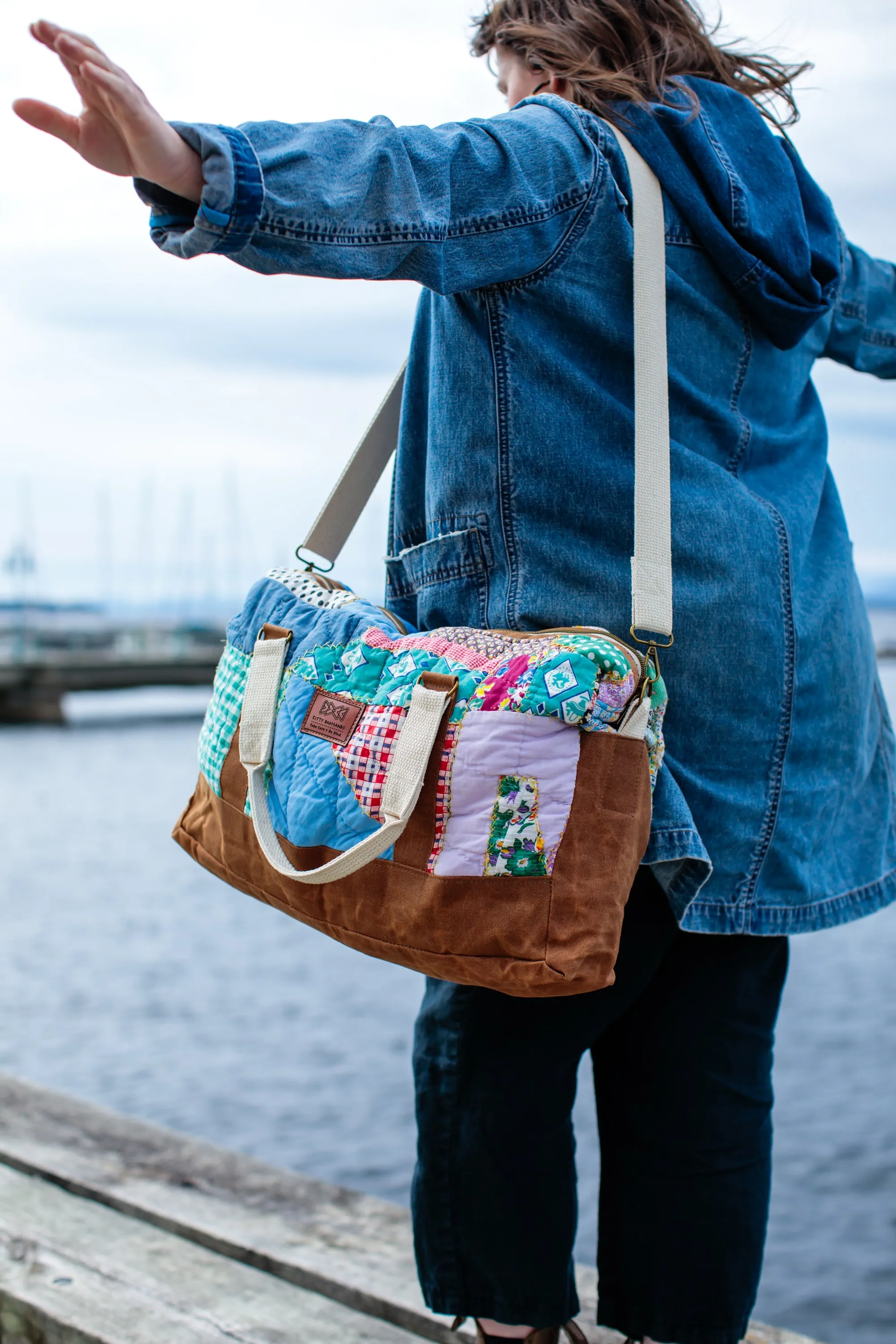 Crazy Quilt Overnight Duffel