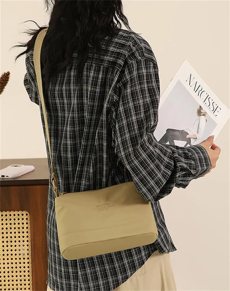 Crossbody Bag for Women Lightweight Nylon Sling Purse Large Capacity Shoulder Bags Handbag Wallet for Travel Beach Daily Use