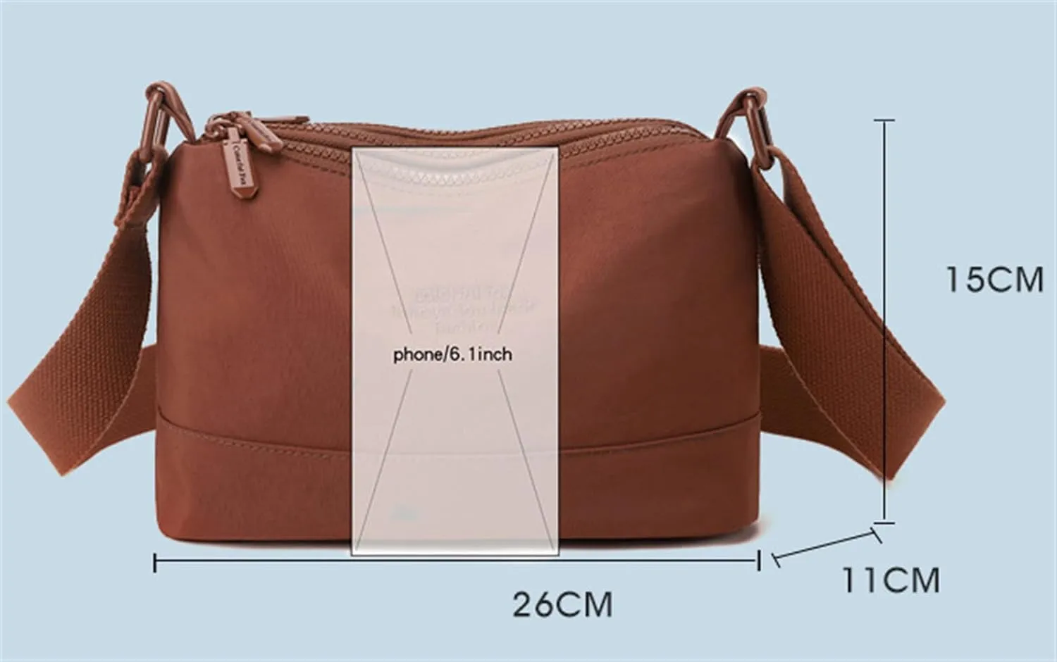 Crossbody Bag for Women Lightweight Nylon Sling Purse Large Capacity Shoulder Bags Handbag Wallet for Travel Beach Daily Use