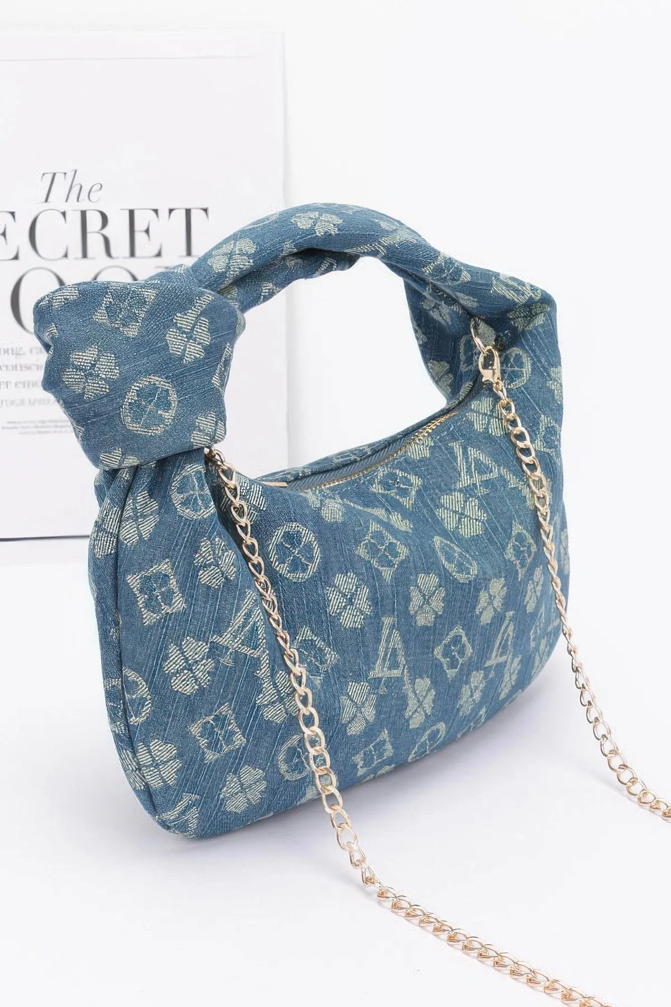 Denim Hobo Bag