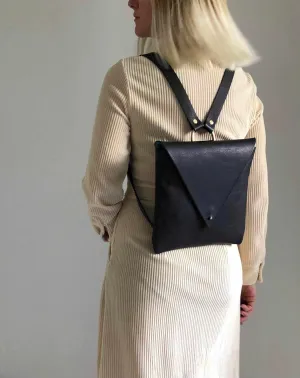 Drifter Leather Backpack in Black or Tan