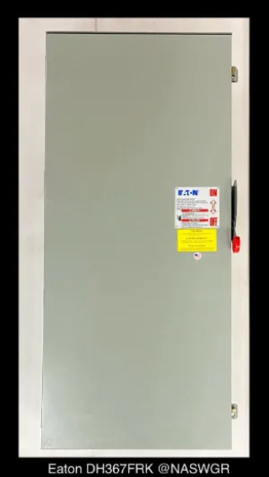 Eaton DH367FRK Heavy Duty Safety Switch - 800A/600V/3P/N3R - Unused