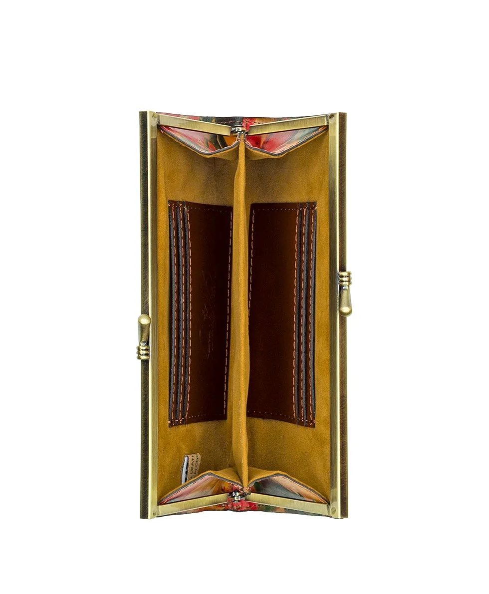 Effie Frame Wallet - Small Spring Multi