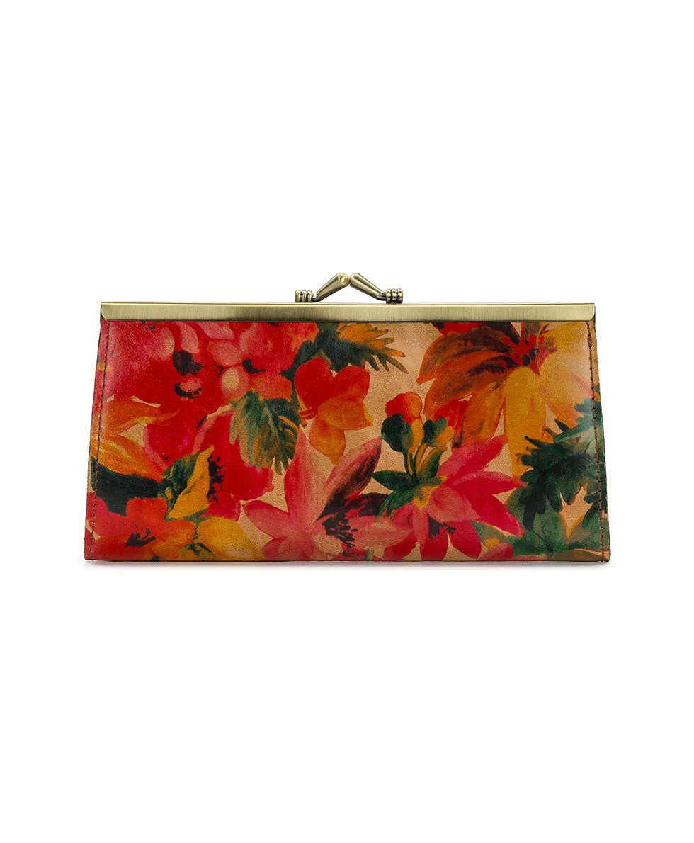Effie Frame Wallet - Small Spring Multi