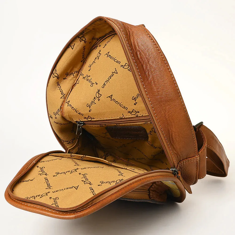 Grand View Western Leather Sling Bag
