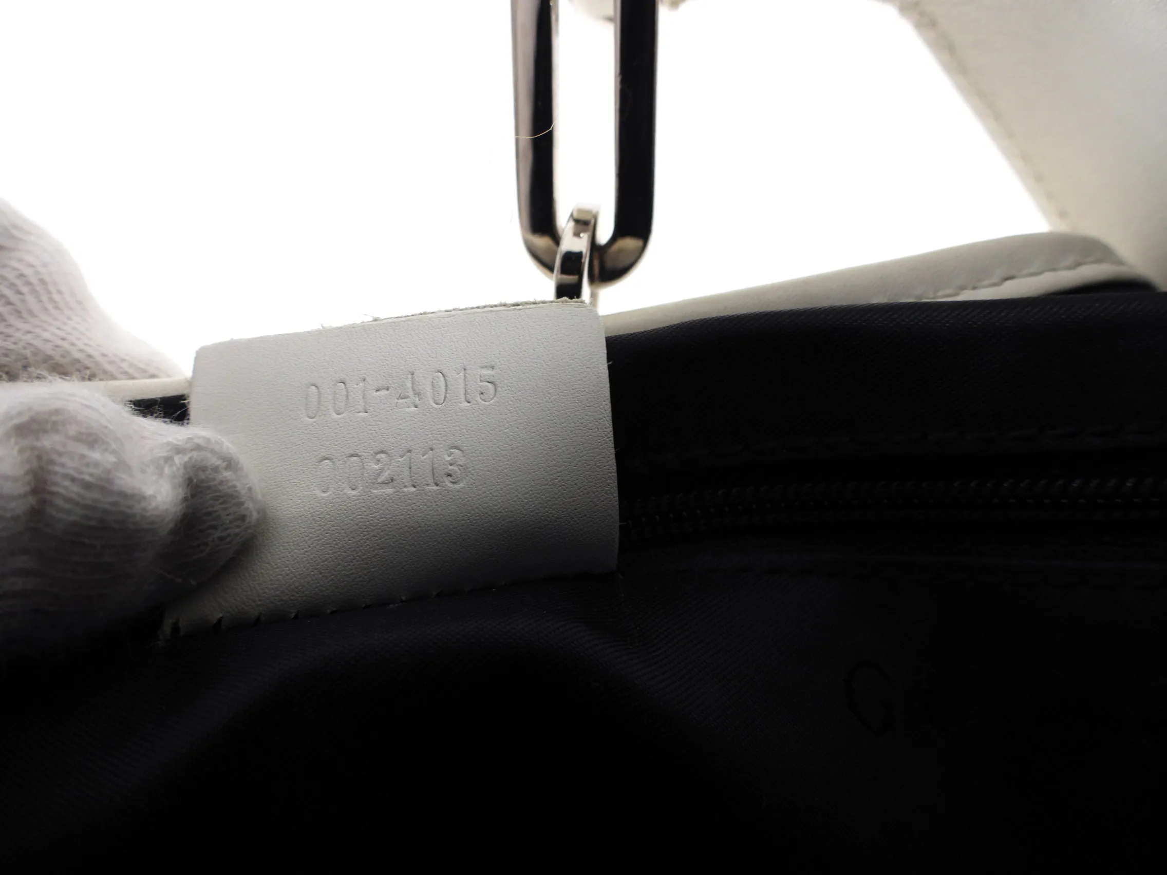 Gucci Tom Ford Era White Leather Jackie O Hobo Bag