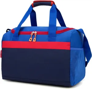 HawLander Small Duffle Bag for Kids Boys or Girls, Travel Bag for One Day Trip (Dark Blue)