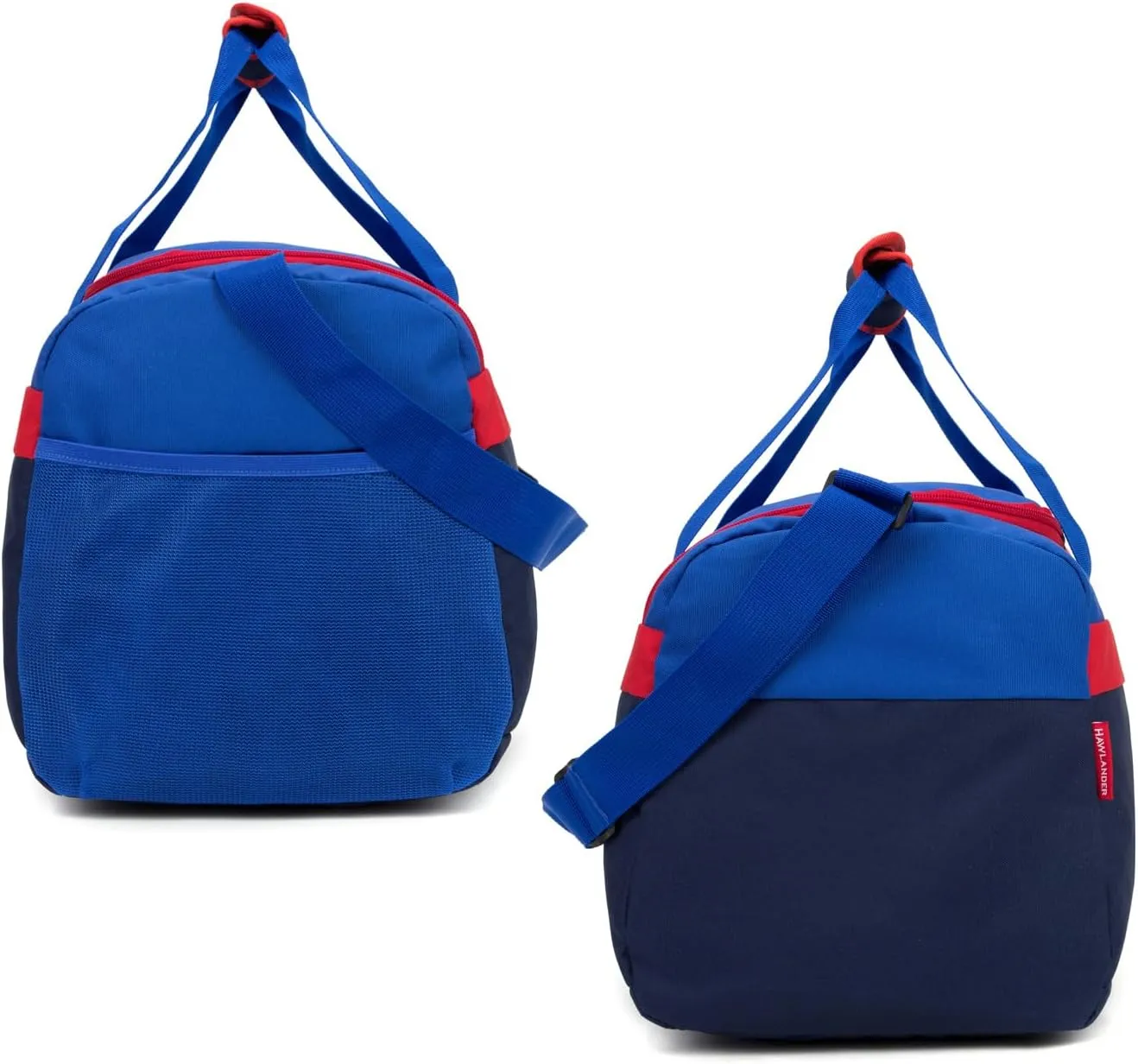 HawLander Small Duffle Bag for Kids Boys or Girls, Travel Bag for One Day Trip (Dark Blue)