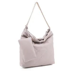 Hazel Quilted Hobo with Pouch
