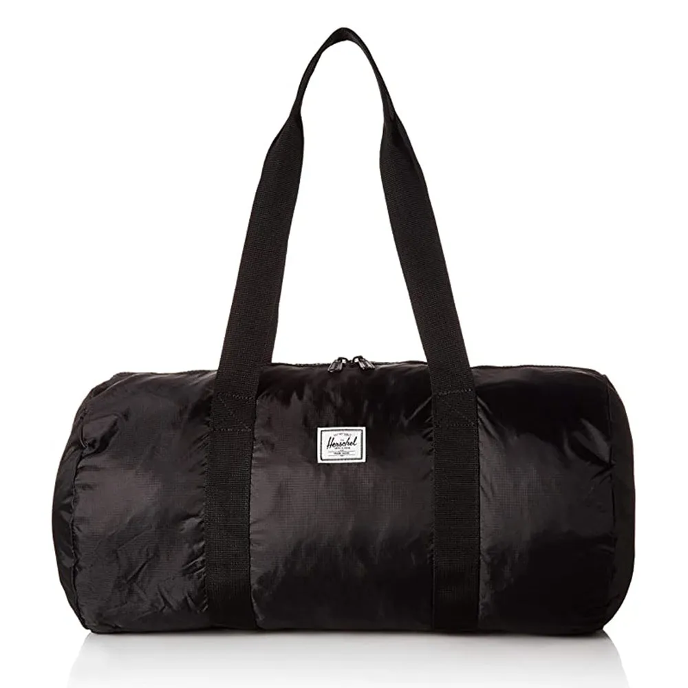 Herschel Black One Size 22.0L Packable Weekend Duffel Bag - 10615-01409-OS