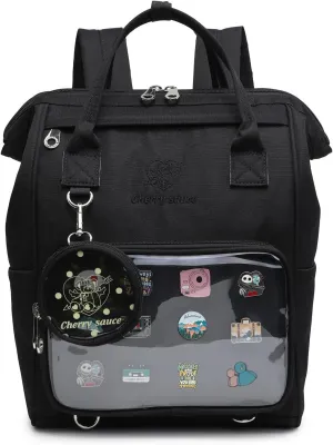 Ita Bag Pin Kawaii Cute Display Mommy Backpack for School Anime Cosplay with Insert