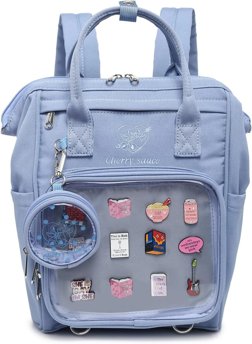 Ita Bag Pin Kawaii Cute Display Mommy Backpack for School Anime Cosplay with Insert