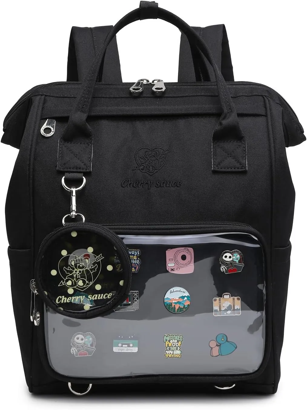 Ita Bag Pin Kawaii Cute Display Mommy Backpack for School Anime Cosplay with Insert