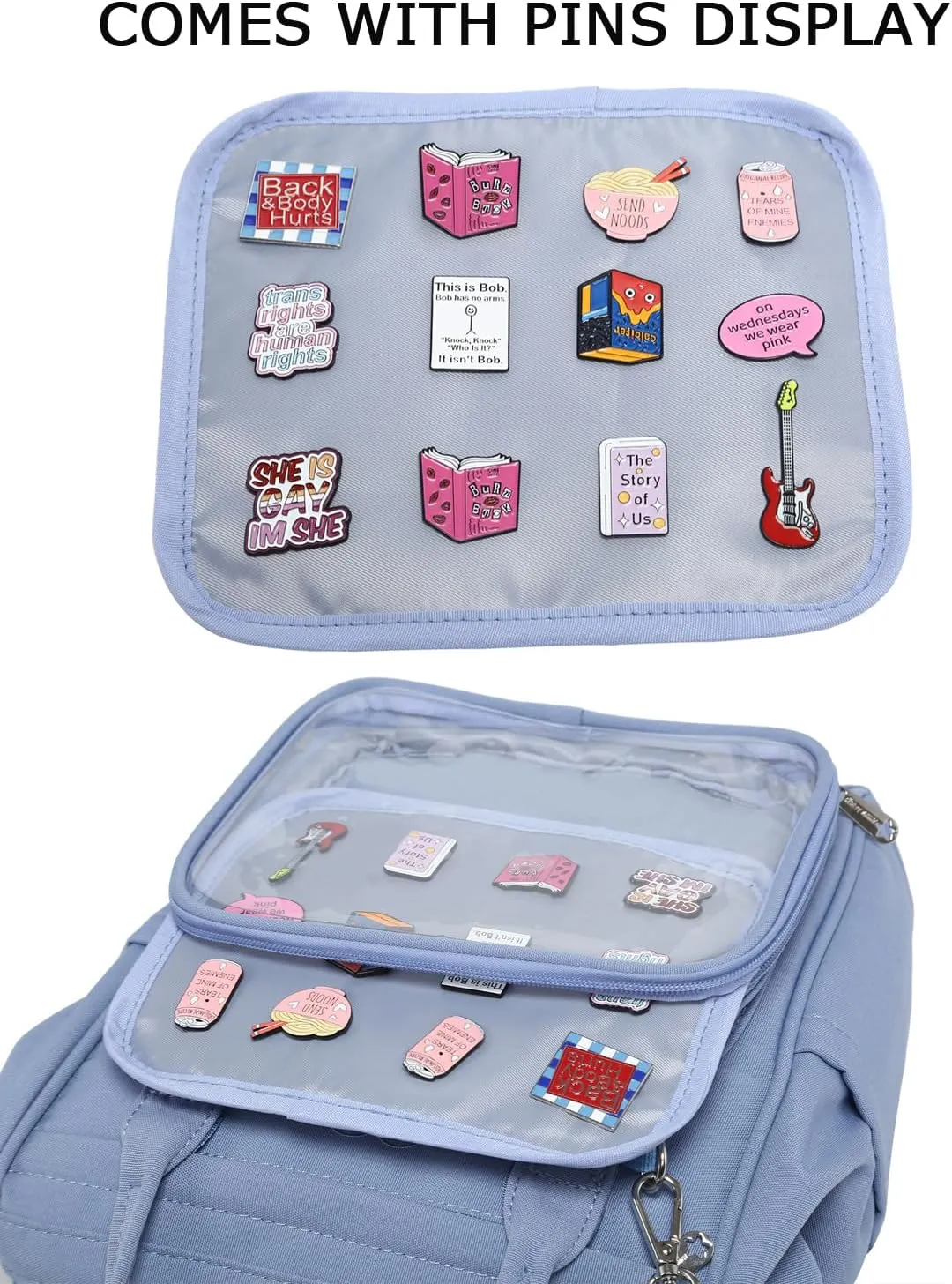Ita Bag Pin Kawaii Cute Display Mommy Backpack for School Anime Cosplay with Insert