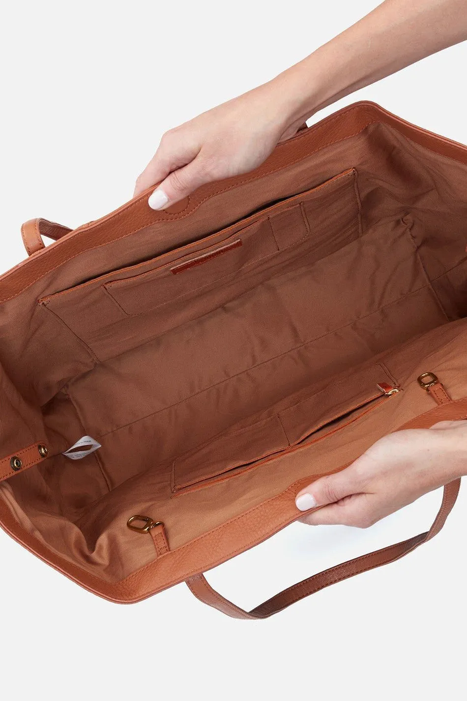 Kingston Tote - Velvet Hide Cashew