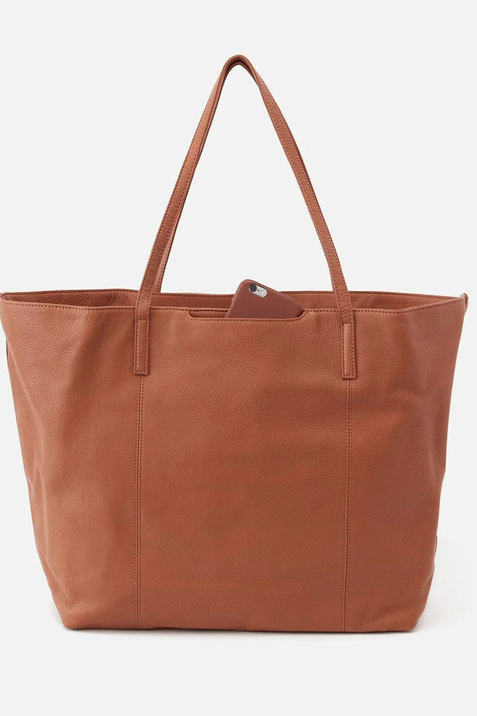 Kingston Tote - Velvet Hide Cashew