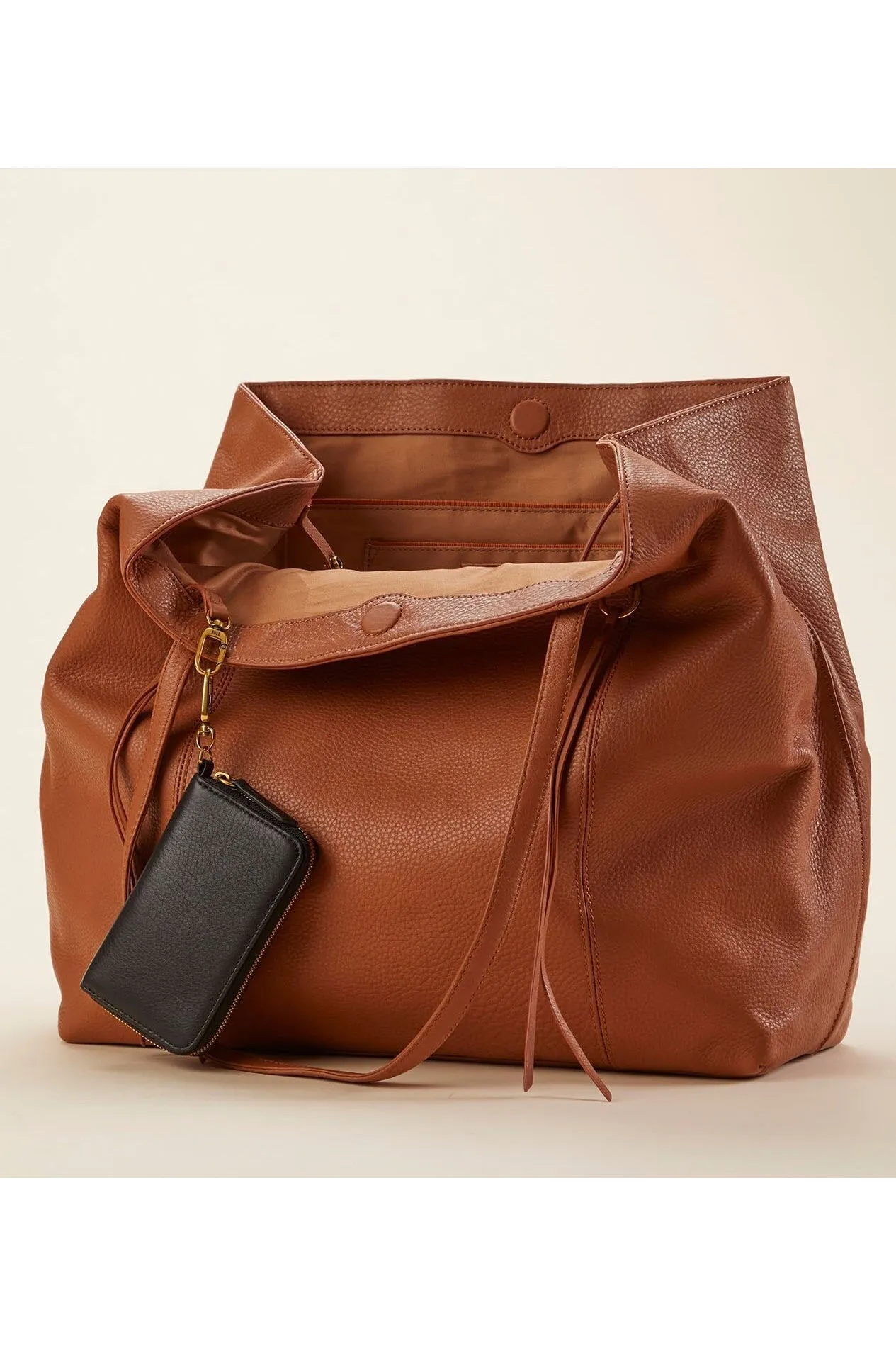 Kingston Tote - Velvet Hide Cashew