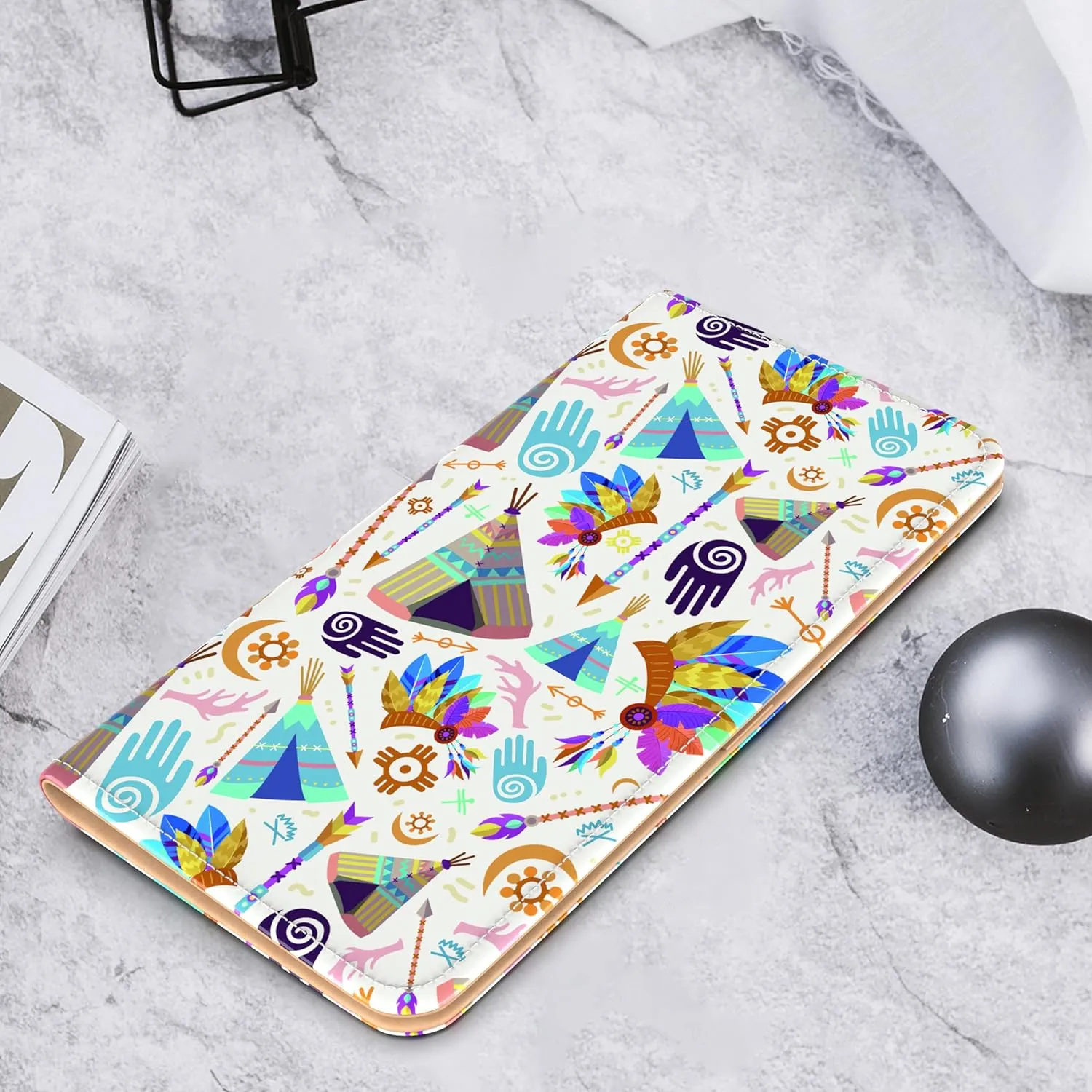 MEITRUE Ultra Slim Wallet for Women - Thin Leather RFID Blocking Bifold Clutch with 11 Card Slots