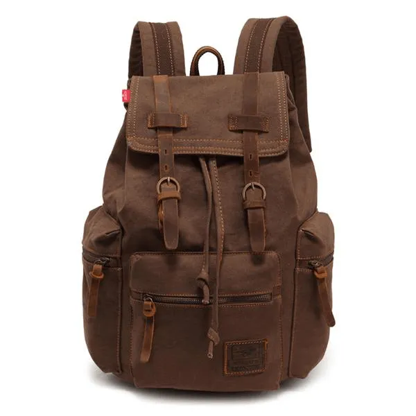 Men's Vintage Canvas Bag Backpack