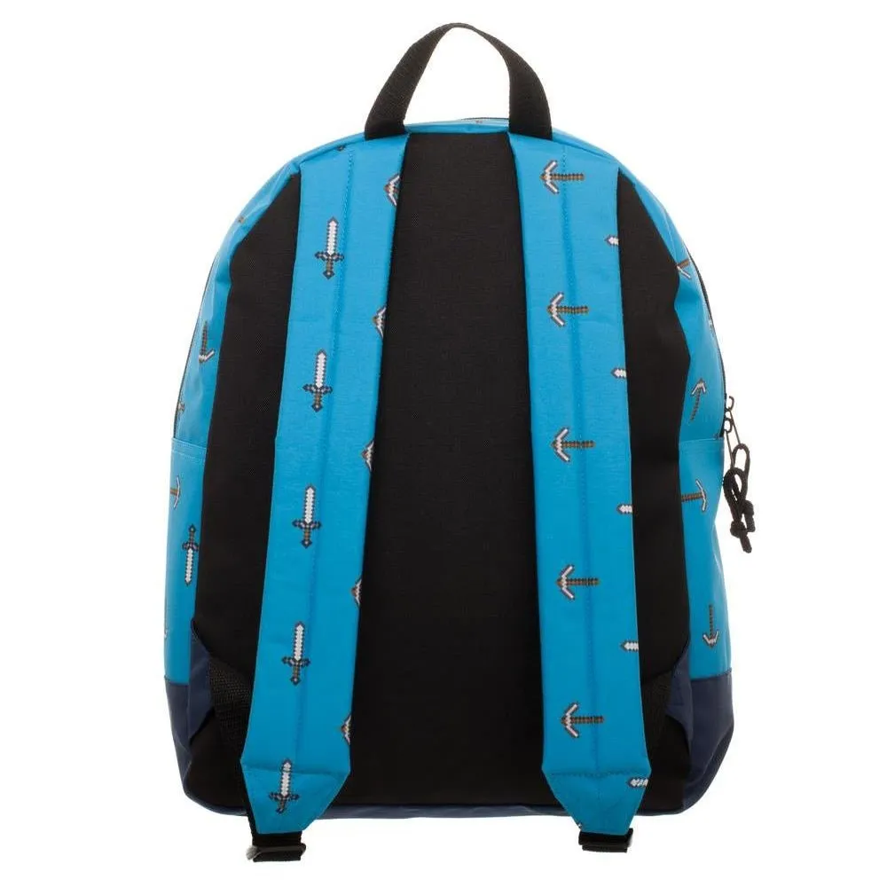 Minecraft Backpack w/ Detachable Lunchbox