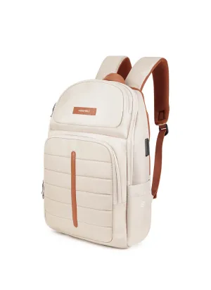 Odyssey Backpack | Beige |  Everyday Laptop Backpack