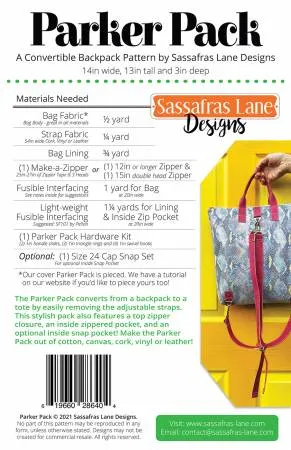 Parker Pack Pattern