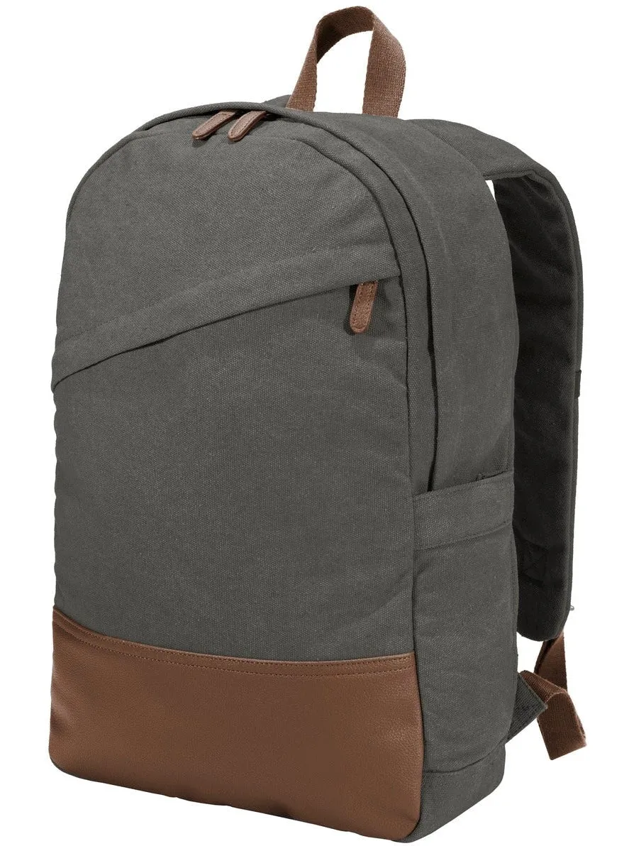 Port Authority Cotton Canvas Backpack