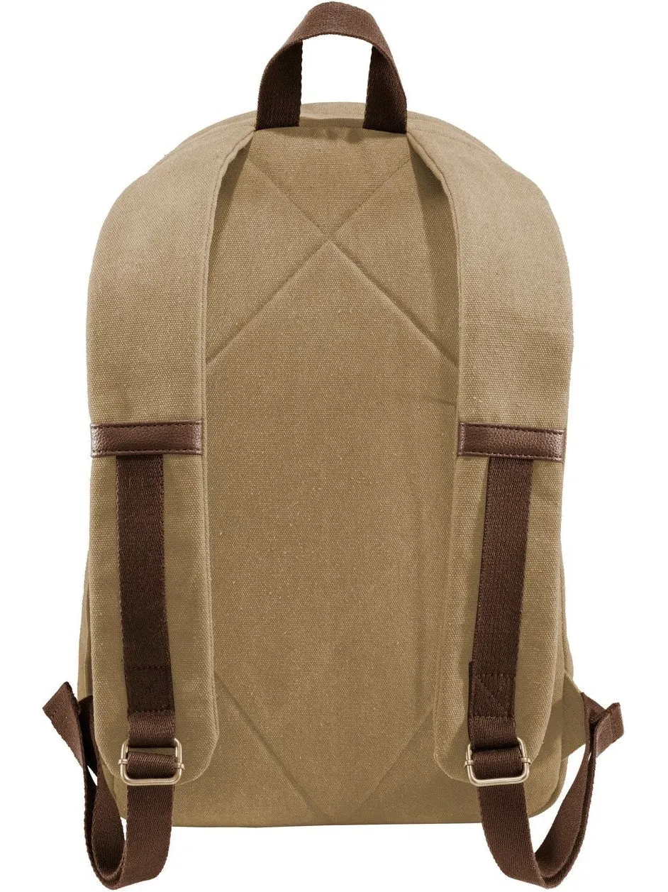 Port Authority Cotton Canvas Backpack