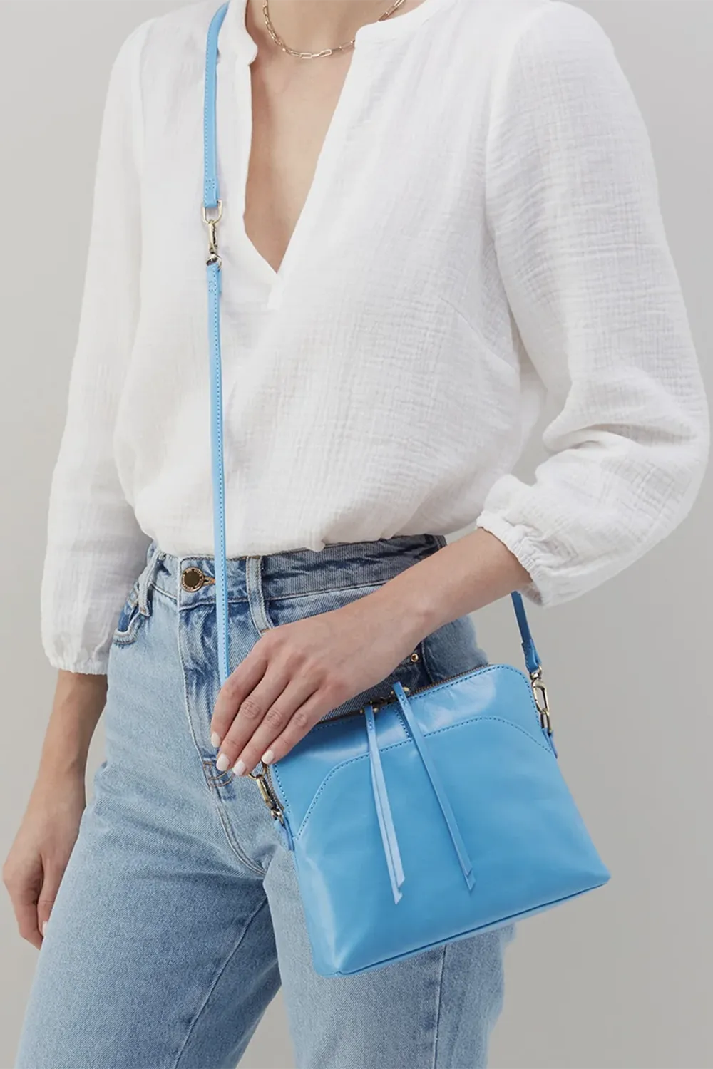 Reeva Crossbody Purse - Tranquil Blue