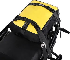 Rhinowalk Motor Saddle Bag Motorcycle Pannier Bag Waterproof Multifunctional Rear Rack Trunk Seat Bag (Yellow, 10L)
