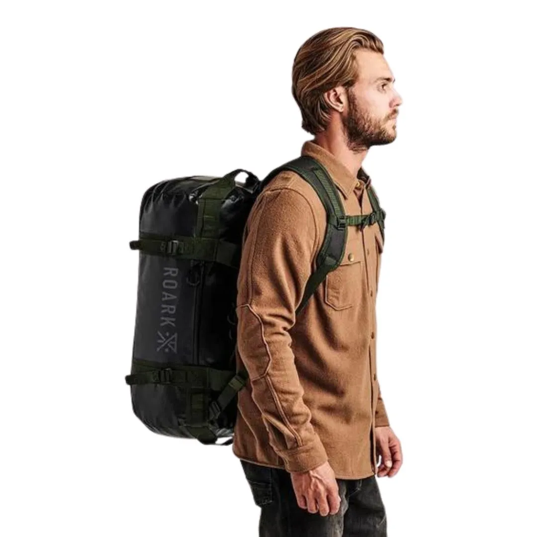 Roark Pony Keg 60 L Convertible Duffel Bag - Black