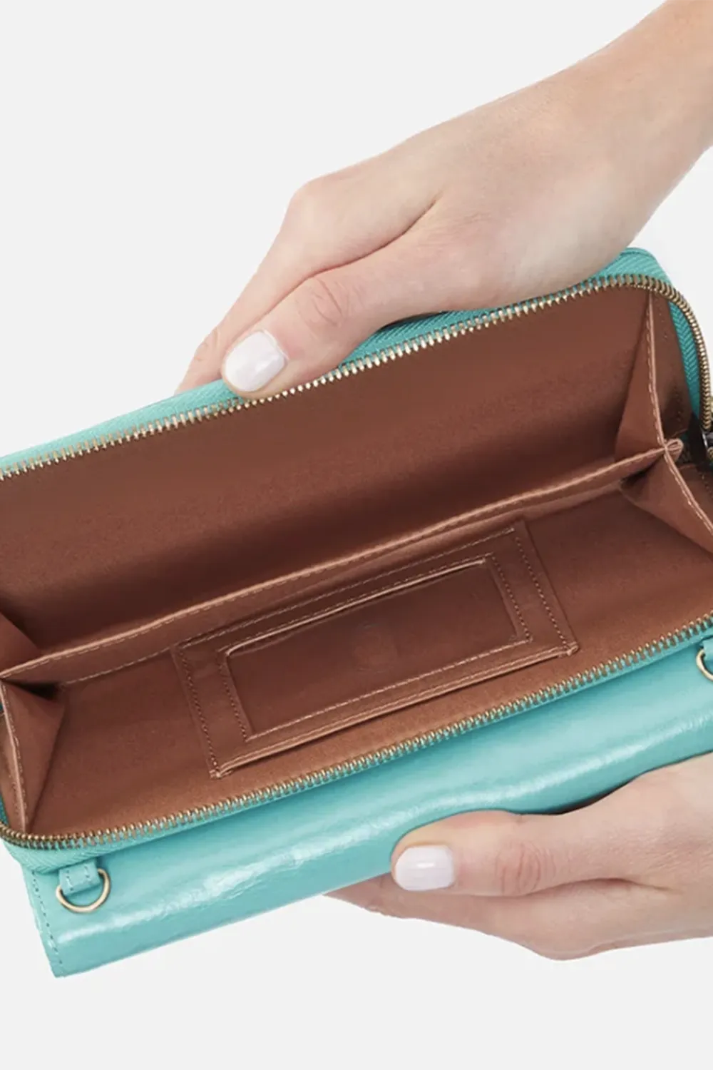 Rubie Crossbody Purse - Light Aqua