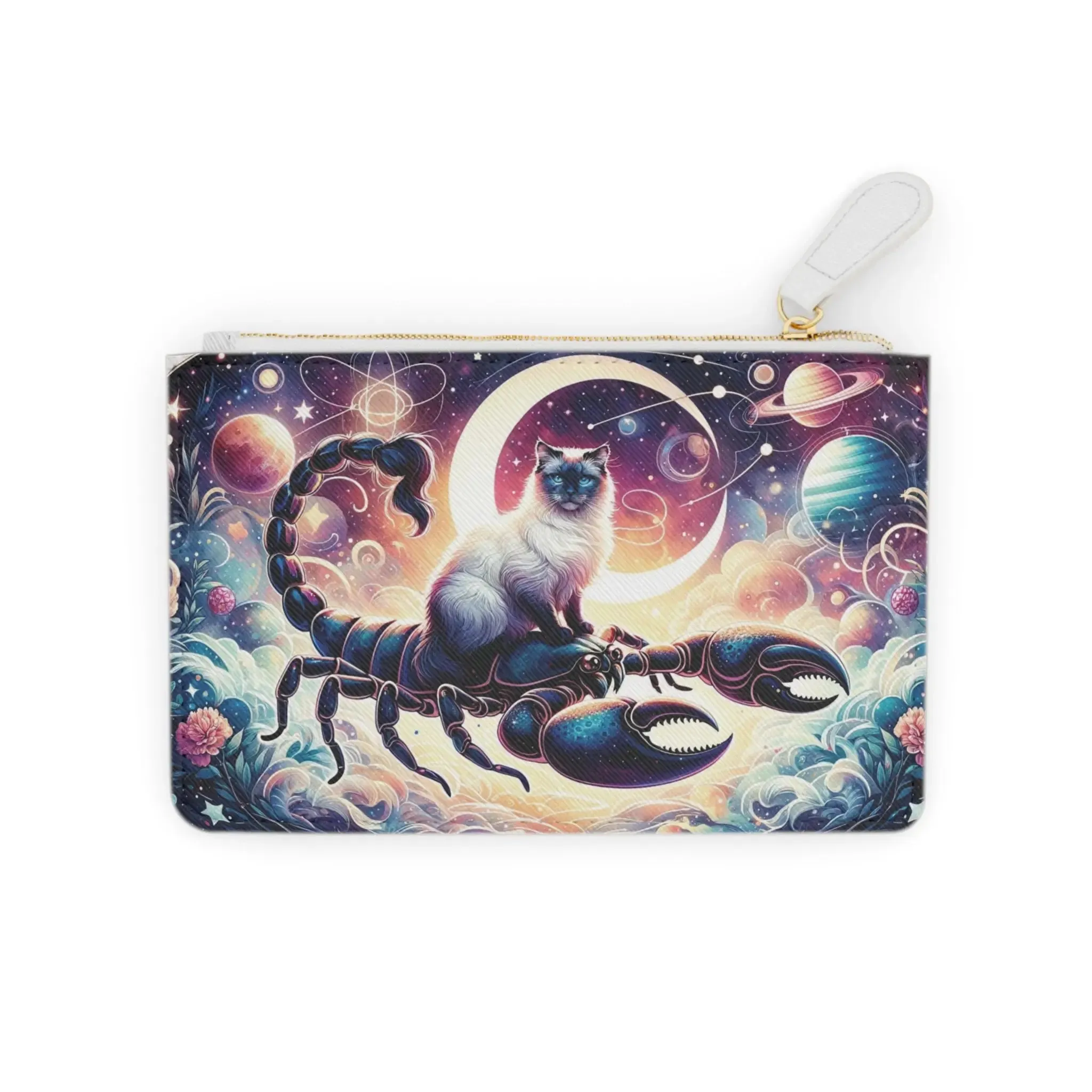 Scorpio Cat Lover -  Mini Clutch Bag