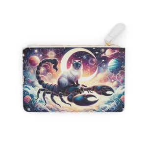 Scorpio Cat Lover -  Mini Clutch Bag