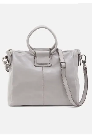 Sheila Medium Satchel - Light Grey
